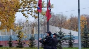 Поднятие флага РФ в Колледже полиции - 20.10.2025