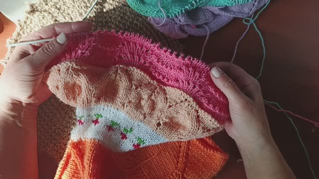 МК узор "Павлинье перо"/легко и просто / смотреть онлайн