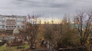 21-10-2025 осенний закат в деревне