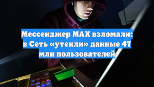 Мессенджер MAX взломали: в Сеть «утекли» данные 47 млн пользователей