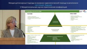 Корнеева Ю. Н. на V конференции МНПЦ наркологии