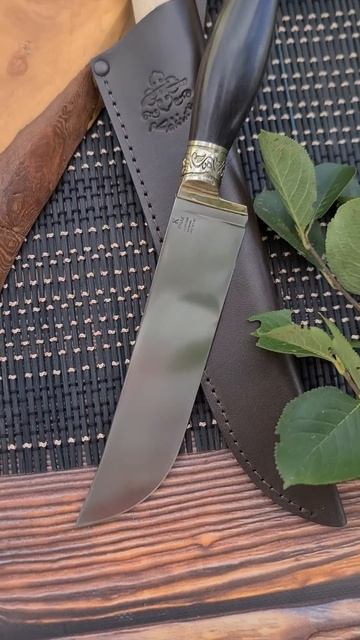 Пчак с клинком из Х12МФ, 61 ед твердости, подходит для охоты, есть угол заочки. Сделано в РОССИИ!