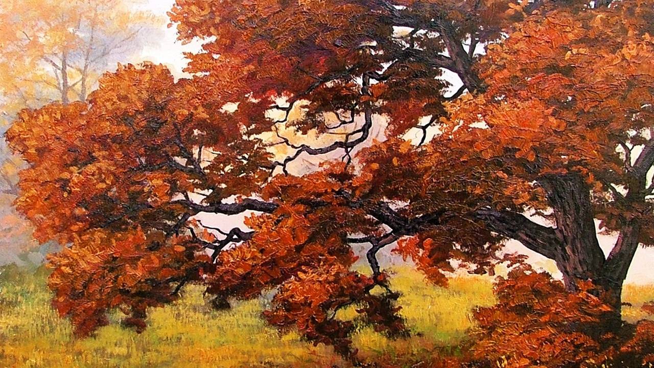 Осенние пейзажи художника Алика Олейника