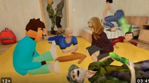 Тимоха Шалун играет в Пирожок с Бабкой Андрея - Часть 6 ( Скулбой 2 Анимация )