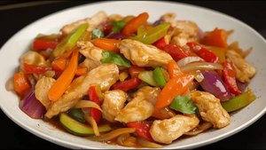 КУРИЦА с ОВОЩАМИ ПРОСТО ОБЪЕДЕНЬЕ! Ужин за полчаса на всю семью! Очень просто из овощей!