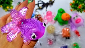 АСМР РАСПАКОВКА сквишей и антистрессов 🥰 Таба лапки 🐾 приятные звуки АСМР сквишей и АНТИСТРЕССОВ❤️