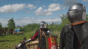 В средневековом лагере (Исторический фестиваль "Сибирский огонь" - 2019 и 2022).