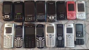 Моя коллекция телефонов Samsung