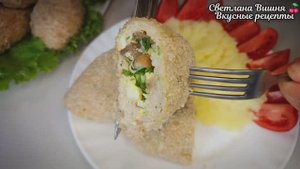 Зразы с яйцом и грибами. Незаменимый рецепт на каждый день. Лёгкое и питательное блюдо!