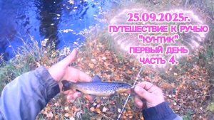 ФОРЕЛЬ. ПУТЕШЕСТВИЕ К РУЧЬЮ "КУНТИК". ПРОДОЛЖЕНИЕ. ЧАСТЬ 4. #форель #recommended #fishing #рыбалка