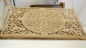 Резьба по дереву на ЧПУ методом векторной гравировки CorelDRAW + ArtCAM