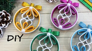 Новогодние игрушки из фоамирана. Ёлочные игрушки своими руками