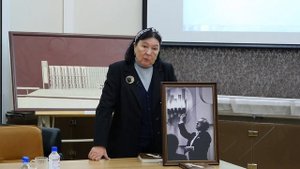 Встреча с Любовью Загайновой (Шпиллер) в музее СФУ