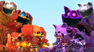 ⚡ ВСЯ семья Dogday Poppy Playtime VS ВСЯ семья Catnap Poppy Playtime — Эпичная битва! | Garry’s Mod