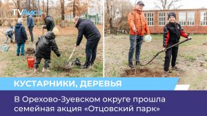 В Орехово-Зуевском округе прошла семейная акция «Отцовский парк»