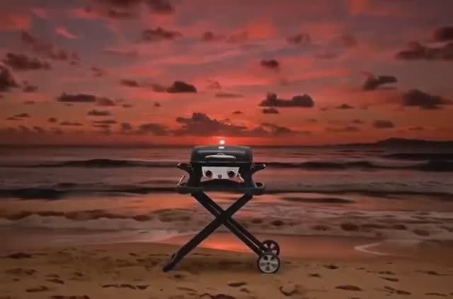 Гриль Hobo Pro на пляже или на даче, везде удобно!