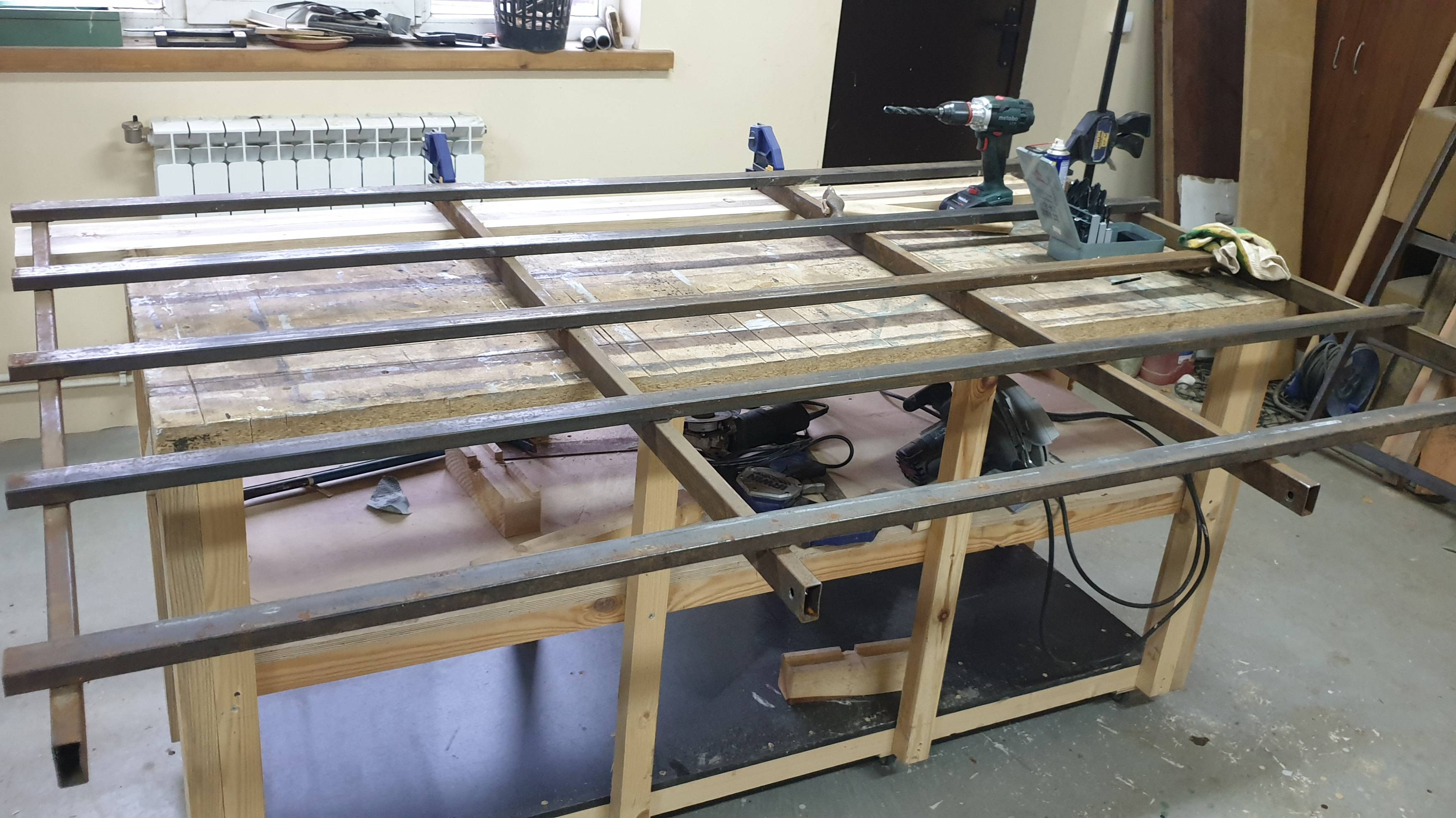 Верстак в мастерскую своими руками