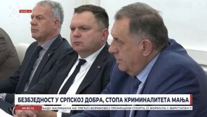 Безбједност у Српској добра, стопа криминалитета мања