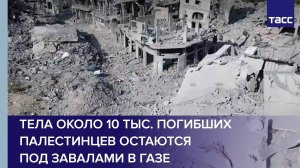 Тела около 10 тыс. погибших палестинцев остаются под завалами в Газе