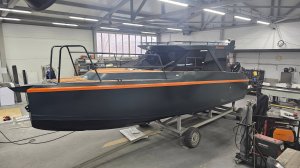 Кабинный алюминиевый катер с каютой 8,3м