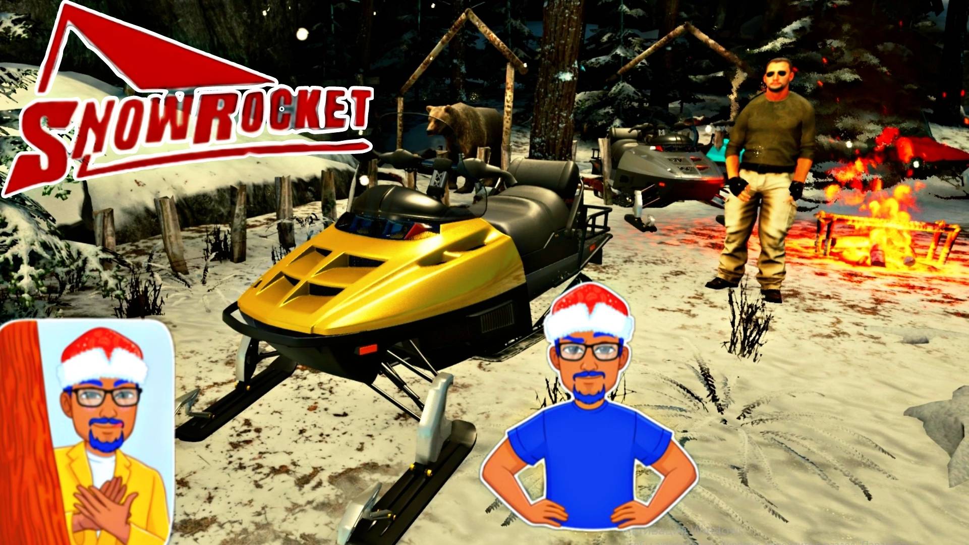 ?SnowRocket?-TIME TRIAL НА СНЕГОХОДАХ!ОБЗОР НЕПОПУЛЯРНОЙ ИГРЫ.#2023 #2021 #youtube #ютуб #snowrock