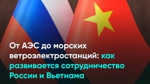От АЭС до морских ветроэлектростанций: как развивается сотрудничество России и Вьетнама