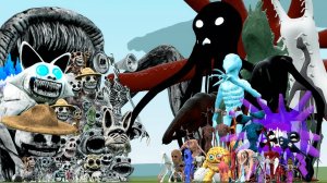 ⚡ ВСЯ семья Zoonomaly VS Творения Тревора Хендерсона — Эпичная битва! | Garry’s Mod #zoonomaly