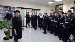 Профориентационная экскурсия учащихся кадетского корпуса в Воронежский институт МВД России