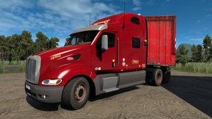 433 / ETS2 1.56 / Peterbilt 387 / Русская сборка / Мяунджа - Усть-Нера, снова пустырём.