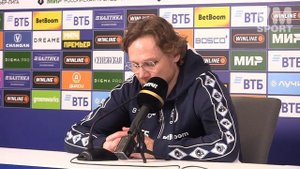 Валерий Карпин о том, почему "Динамо" с огромным трудом смогло лишь зацепиться за ничью с "Ахматом"