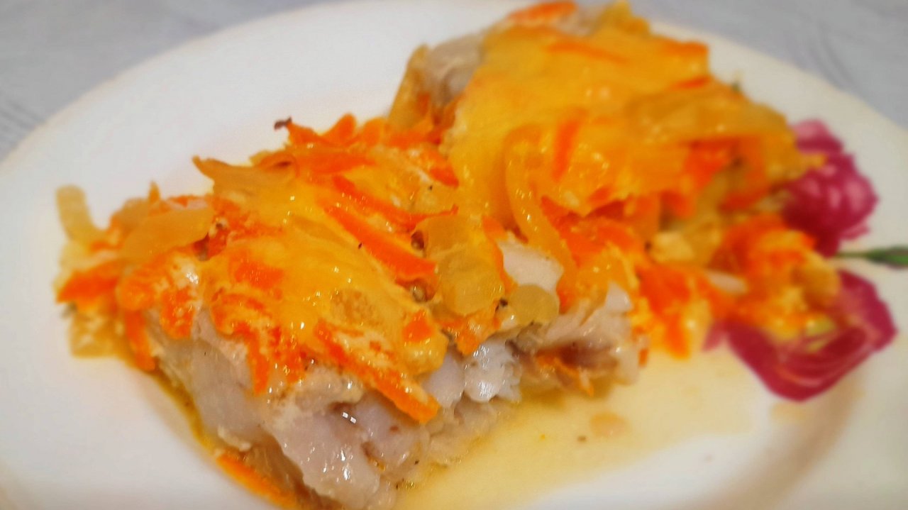 Филе рыбы под шубой