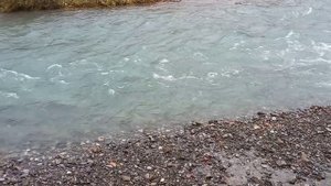 Река Сочи в городе Сочи. 19.10.2025