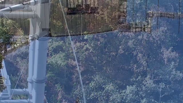Мой первый прыжок с тарзанки.  Скайпарк. Bungy 69 M. Взгляд со стороны