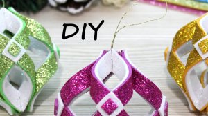 Игрушка новогодняя на ёлку из фоамирана своими руками. Мастер-класс новогодней игрушки