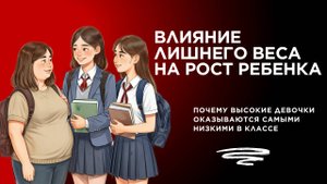 Влияние лишнего веса на рост ребёнка