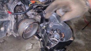 Мопед vento утопили в болоте сгорел генератор нет искры ремонт