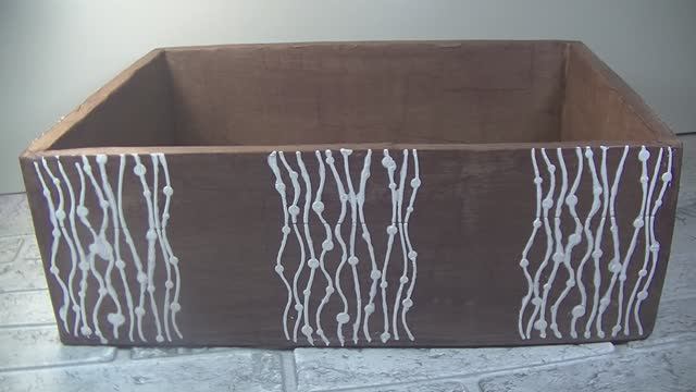 Магия из коробки . 2 трендовые идеи для хранения .