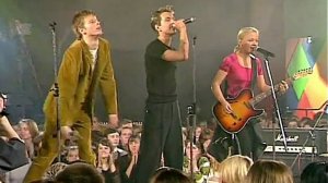 Матч-Реванш - НАШЕ ВРЕМЯ vs группа АМЕГА с песней СТОЮ НА КРАЮ :1998: