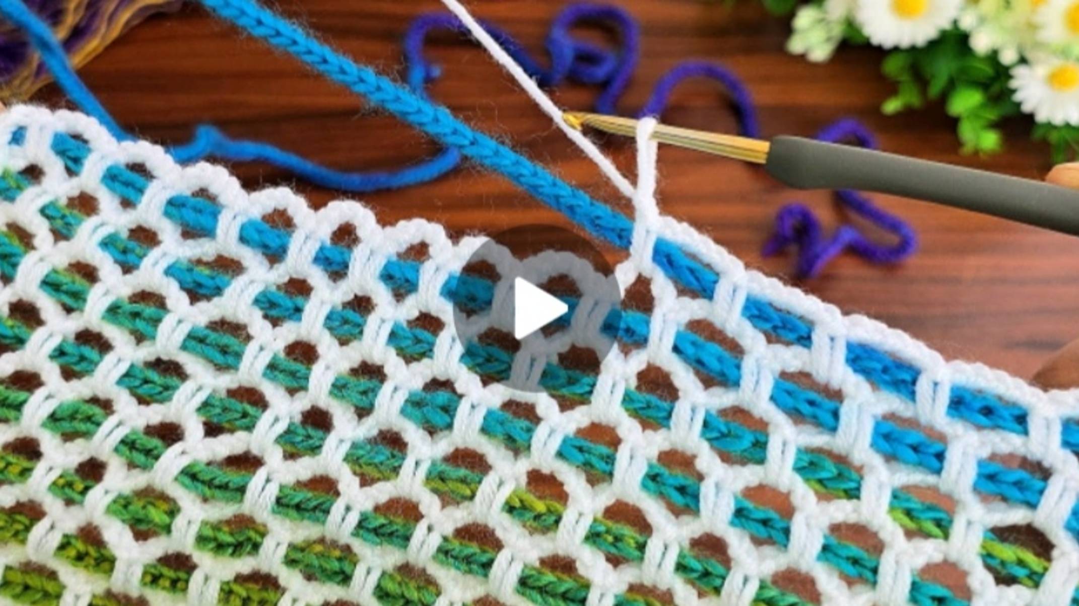 Узор крючком 🙂 #всевжизнисвязано #вязаниекрючком