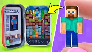 🌲 Создаём мини-лесной биом из глины в Minecraft ⚔️
