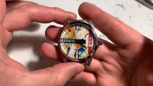 Дмитрий Бродниковский-часы-шедевр Ракета Авангард (сапфир+сталь)