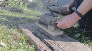 Тигли самодельные из непонятного графита с чермета.