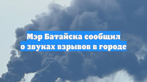 Мэр Батайска сообщил о звуках взрывов в городе