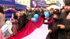 В Польше прошел митинг против финансирования Украины