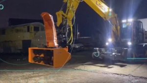 Завершили модернизацию колёсного экскаватора LGCE E7220H с двухсоставной стрелой.