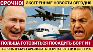 Срочно! ОРбан в ШОКЕ! Польша хочет АРЕСТОВАТЬ Президента Путина при пролёте в Венгрию.Лавров УЖАС