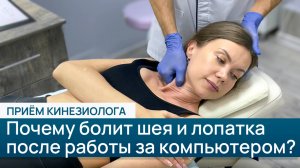 Почему болит шея и лопатка после работы за компьютером? Разбор случая у прикладного кинезиолога