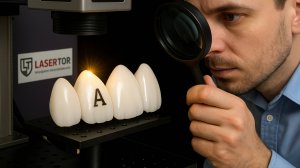 Лазерная маркировка диоксида циркония