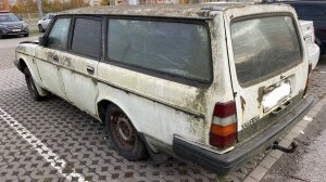 Volvo 245 после сносов гаражей на Фучика