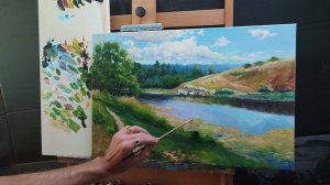 Ускоренное видео написания картины под музыку для настроения и вдохновения #art #painting